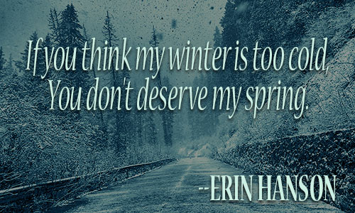 Winter quote